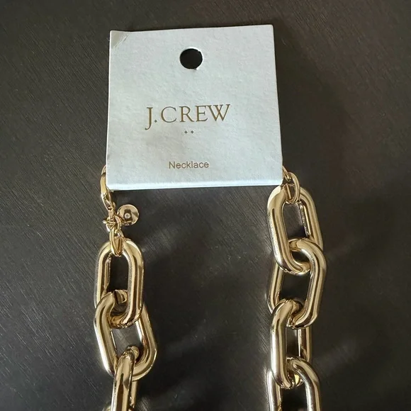 J. Crew Gold Chunky Link Necklace - Picture 4 of 6